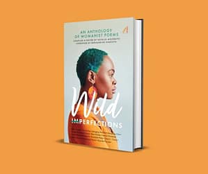 Wild Imperfections Book Cover on Orange Background